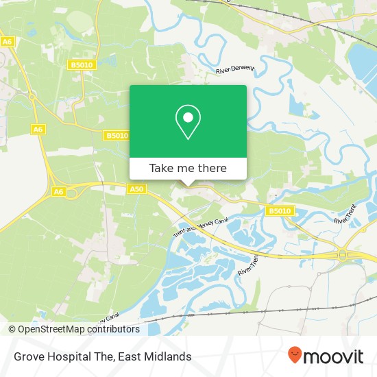 Grove Hospital The map