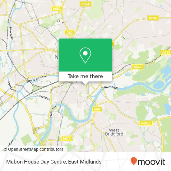Mabon House Day Centre map