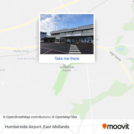 Humberside Airport map