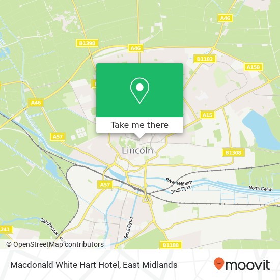 Macdonald White Hart Hotel map