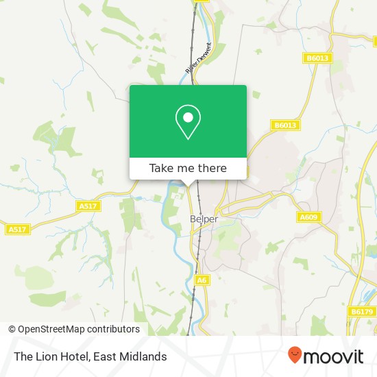 The Lion Hotel map