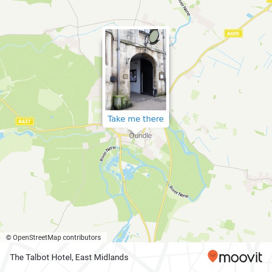 The Talbot Hotel map