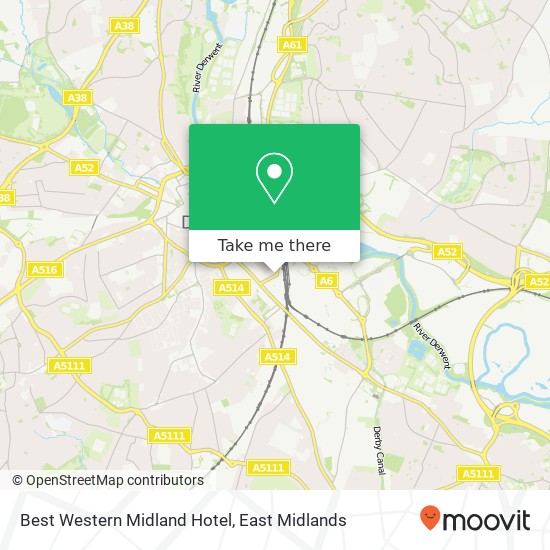 Best Western Midland Hotel map