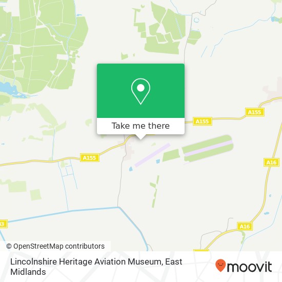 Lincolnshire Heritage Aviation Museum map