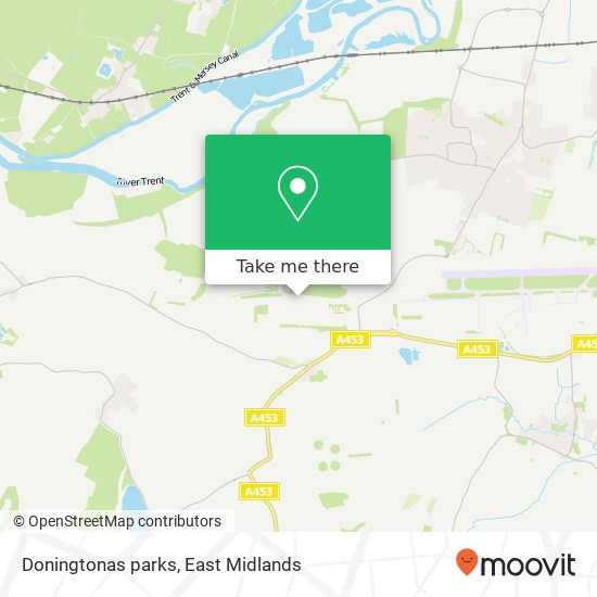 Doningtonas parks map