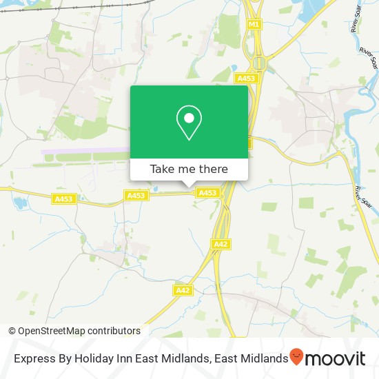 Express By Holiday Inn East Midlands map
