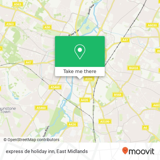 express de holiday inn map