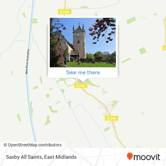 Saxby All Saints map