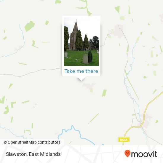 Slawston map