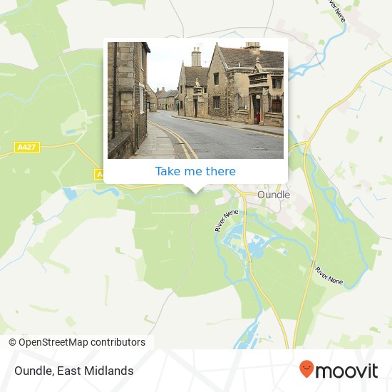 Oundle map