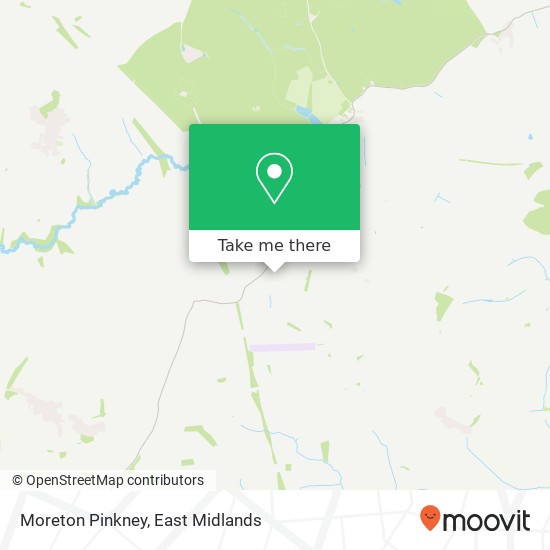 Moreton Pinkney map