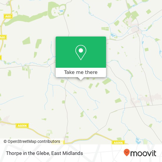 Thorpe in the Glebe map