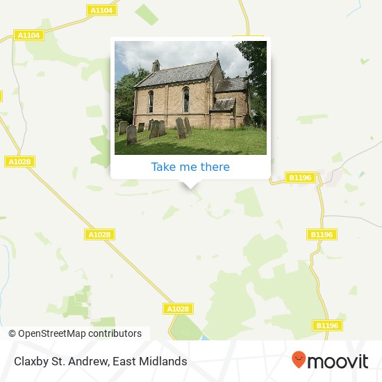 Claxby St. Andrew map