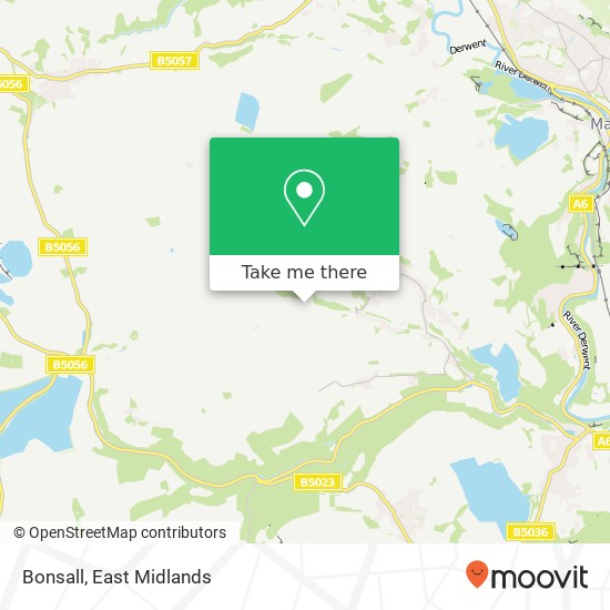 Bonsall map