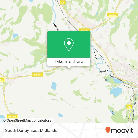 South Darley map