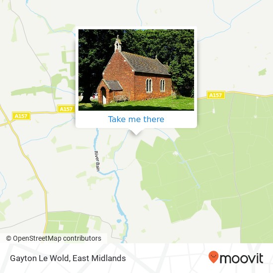 Gayton Le Wold map