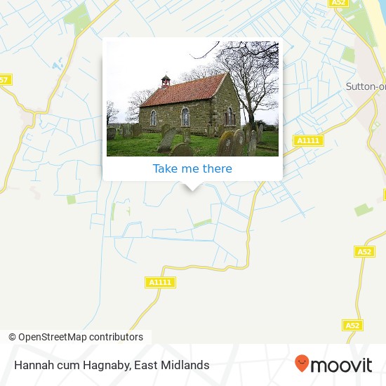 Hannah cum Hagnaby map