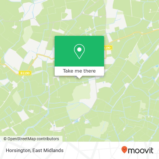 Horsington map