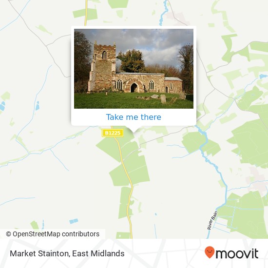 Market Stainton map