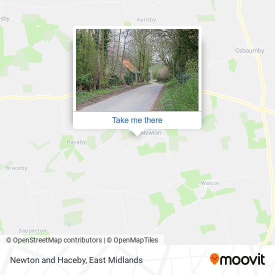 Newton and Haceby map