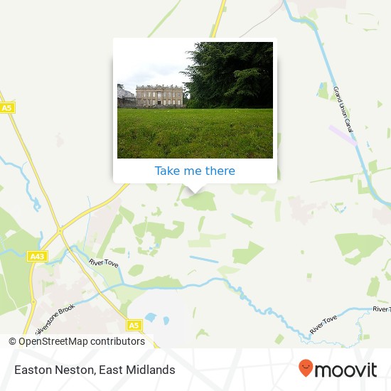 Easton Neston map