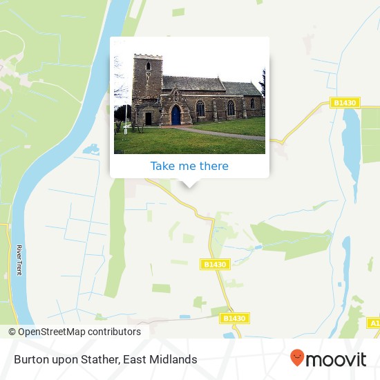 Burton upon Stather map