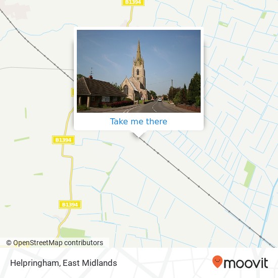 Helpringham map