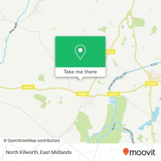 North Kilworth map