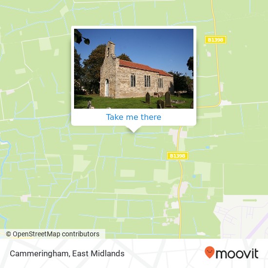 Cammeringham map