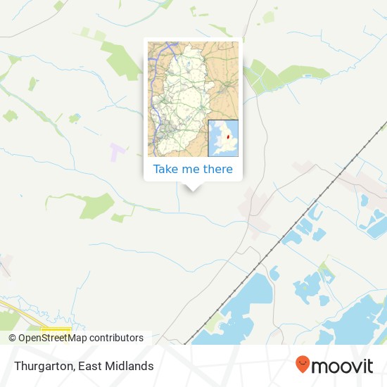 Thurgarton map
