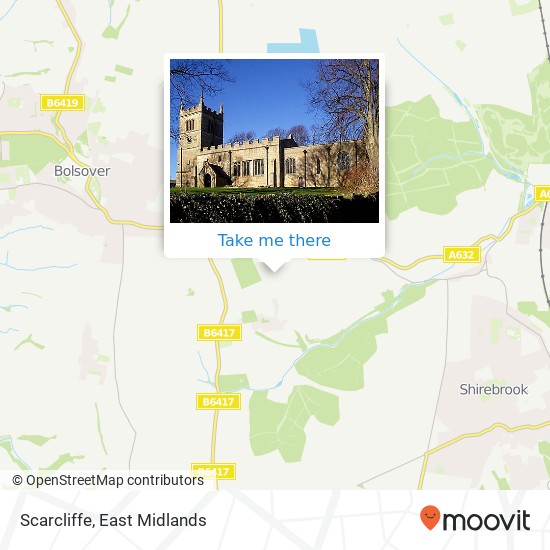 Scarcliffe map