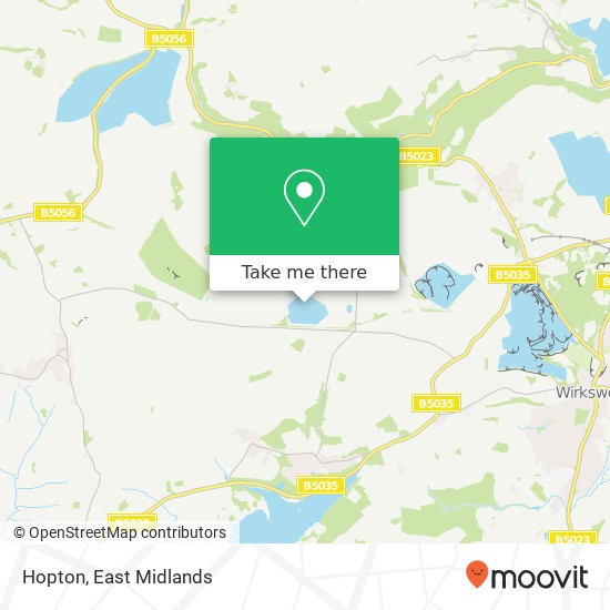 Hopton map