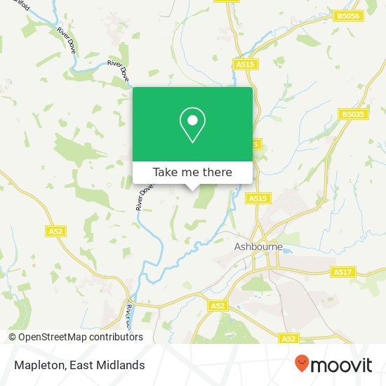 Mapleton map