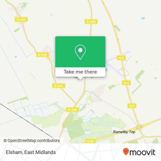 Elsham map