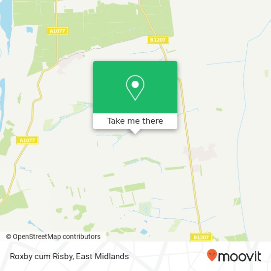 Roxby cum Risby map