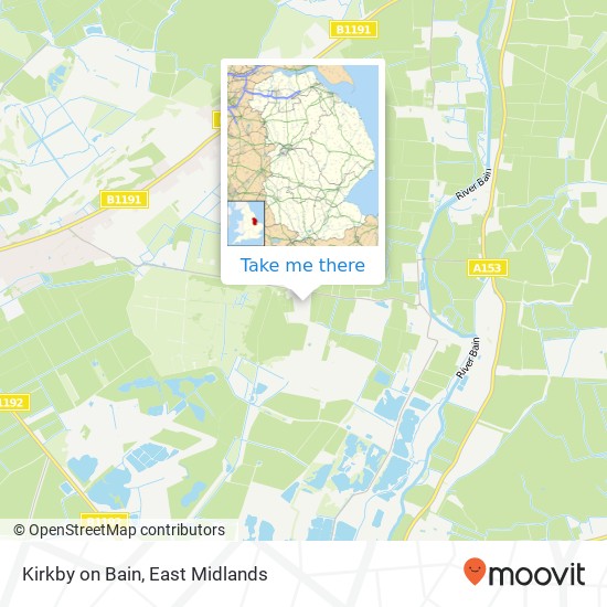 Kirkby on Bain map