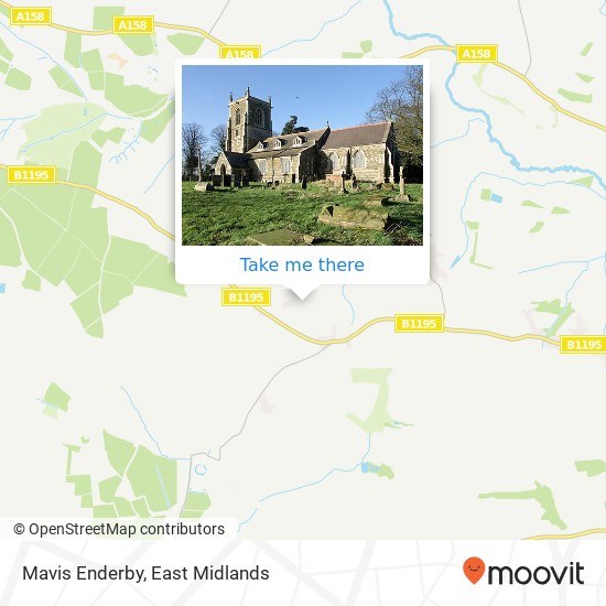 Mavis Enderby map