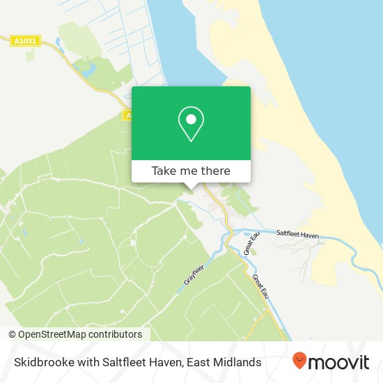 Skidbrooke with Saltfleet Haven map