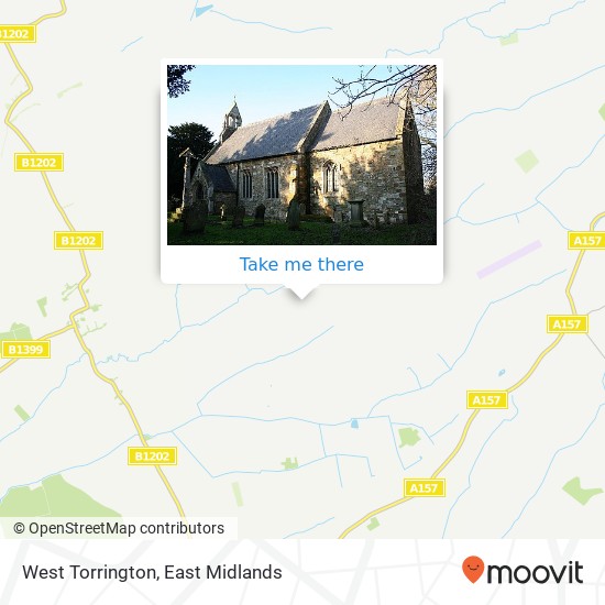West Torrington map
