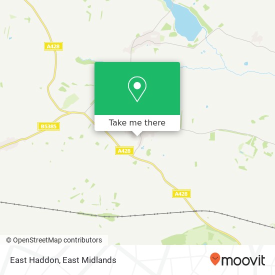 East Haddon map