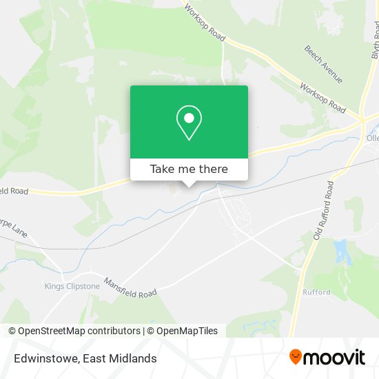 Edwinstowe map