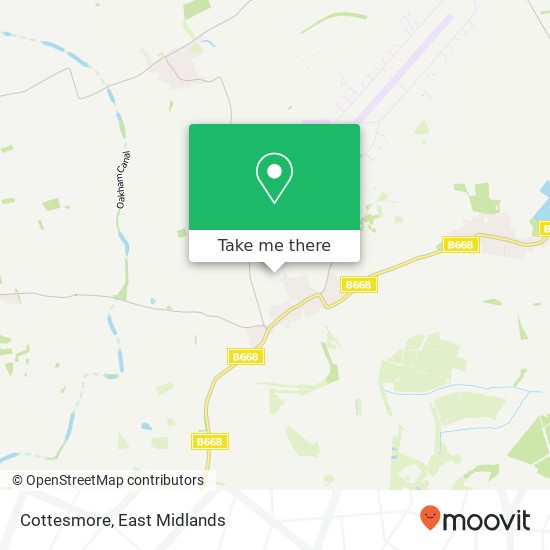 Cottesmore map