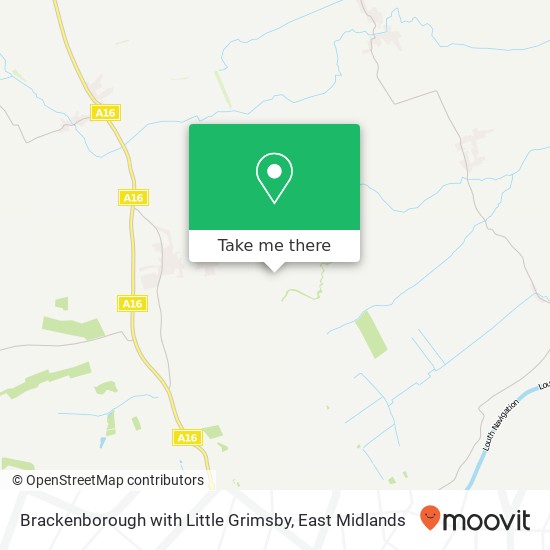 Brackenborough with Little Grimsby map