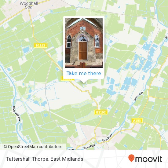 Tattershall Thorpe map