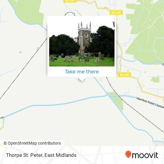 Thorpe St. Peter map