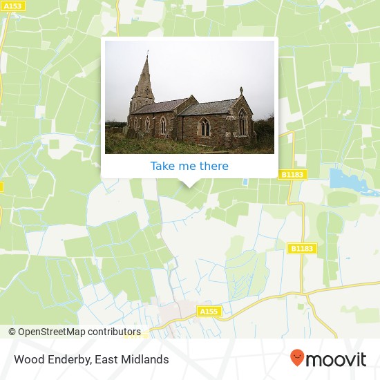 Wood Enderby map