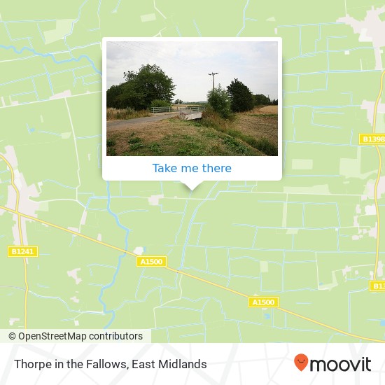 Thorpe in the Fallows map