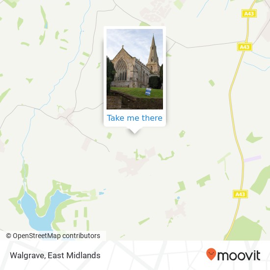 Walgrave map