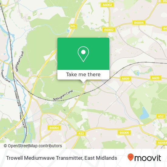 Trowell Mediumwave Transmitter map