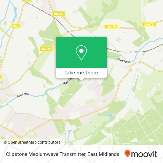 Clipstone Mediumwave Transmitter map